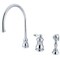 Kingston Brass KS3811PLBS Widespread Kitchen Faucet, Polished Chrome KS3811PLBS - alternate 1